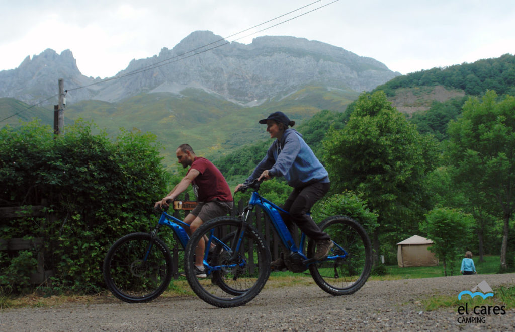 bicicletas eléctricas en los Picos de Europa